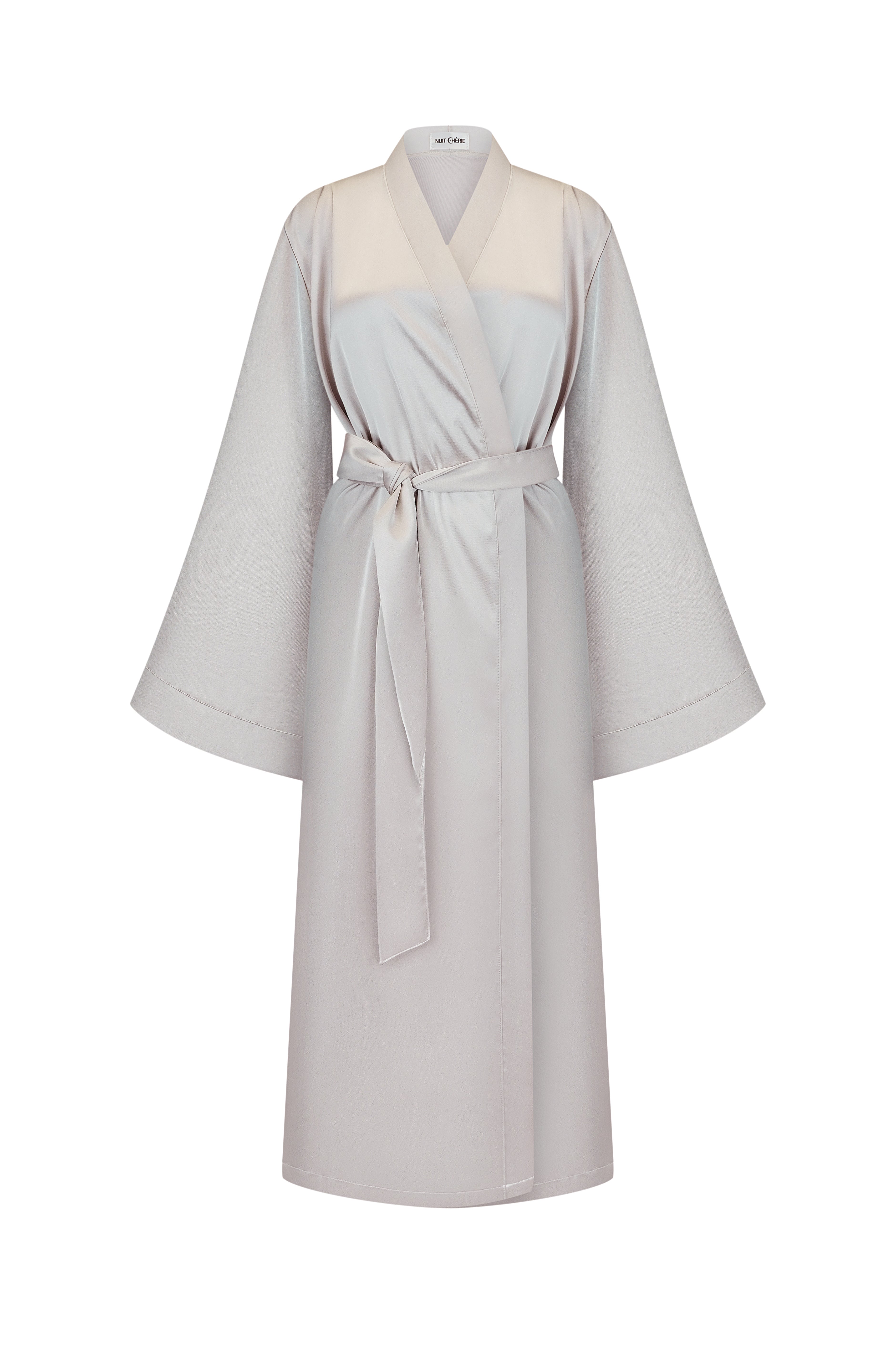 Satin de Champagne Ruffle Shorts Set