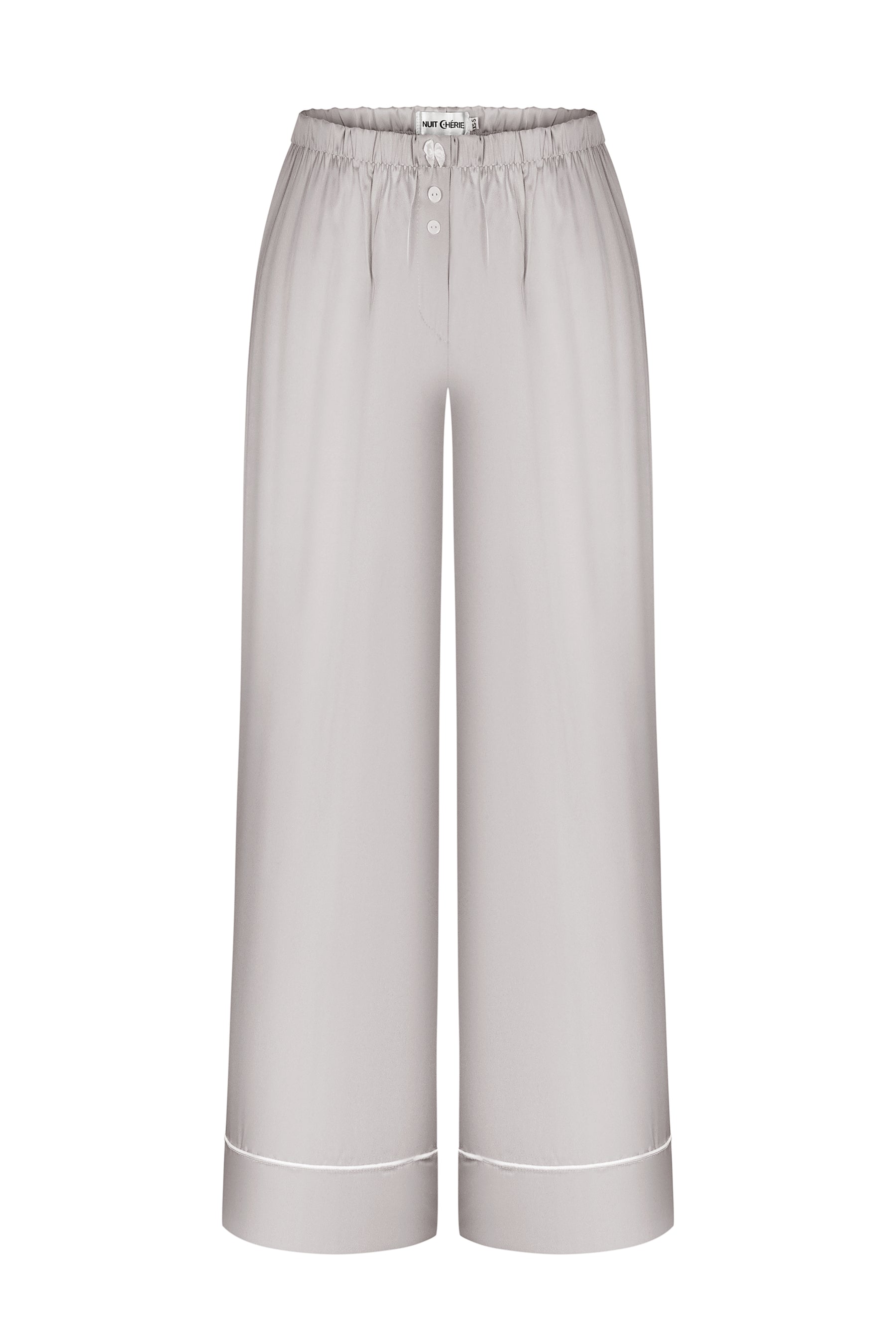 Satin de Champagne Set with Robe