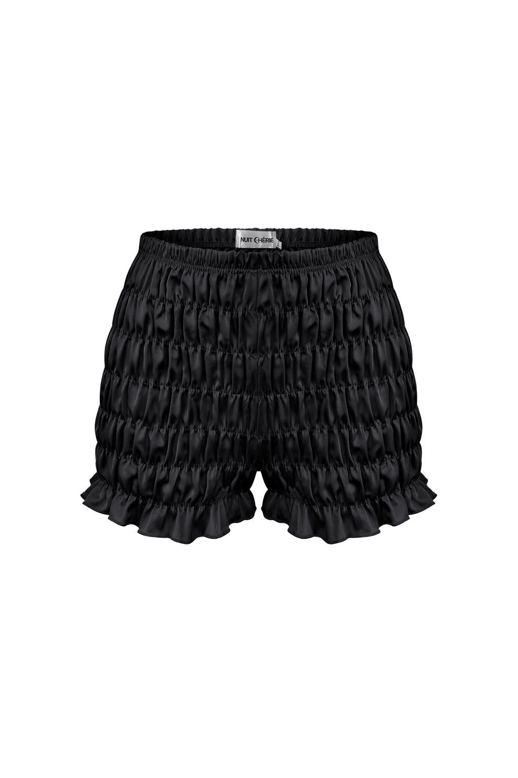 Nuit Noire Ruffle Shorts Set
