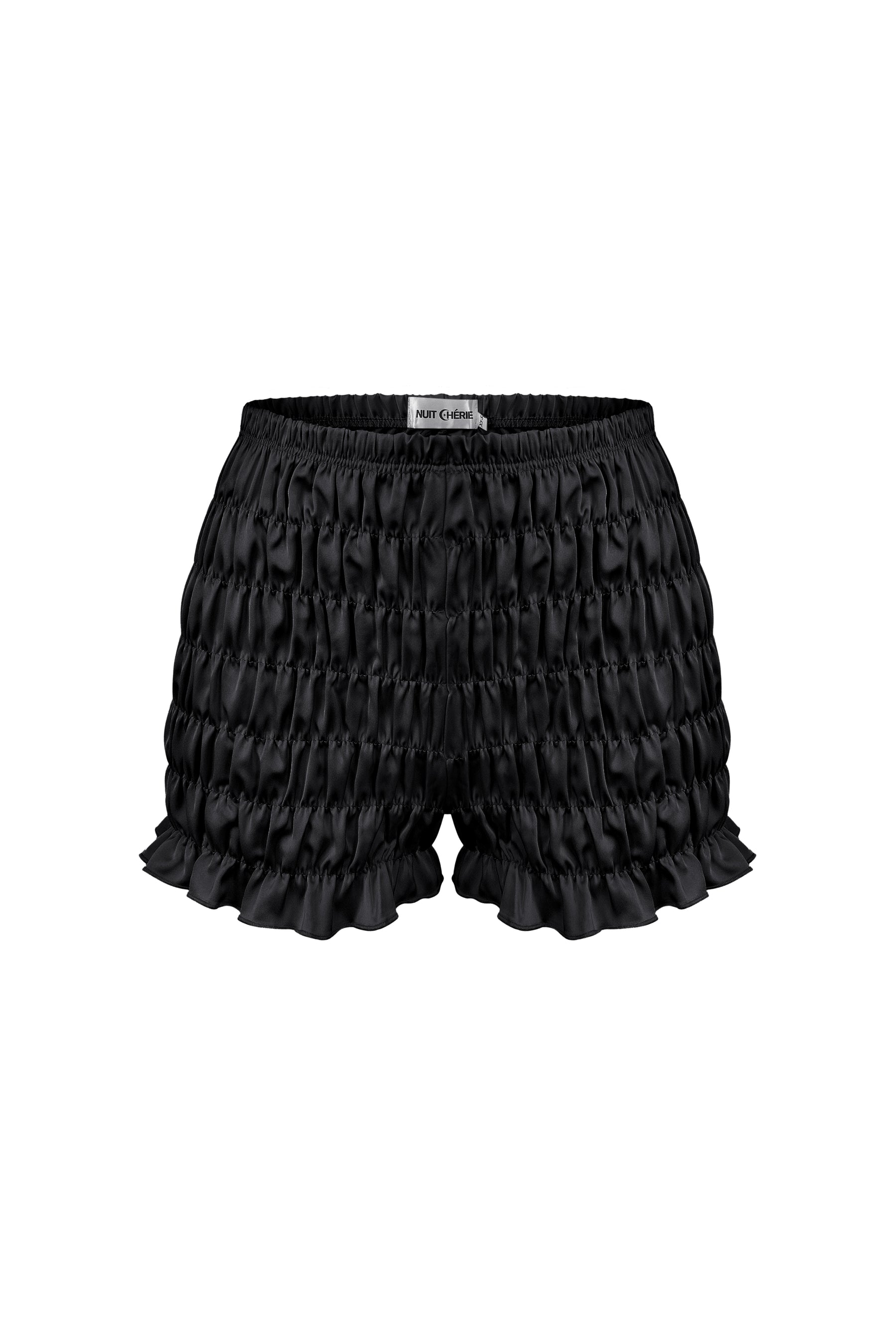 Nuit Noire Ruffle Shorts Set