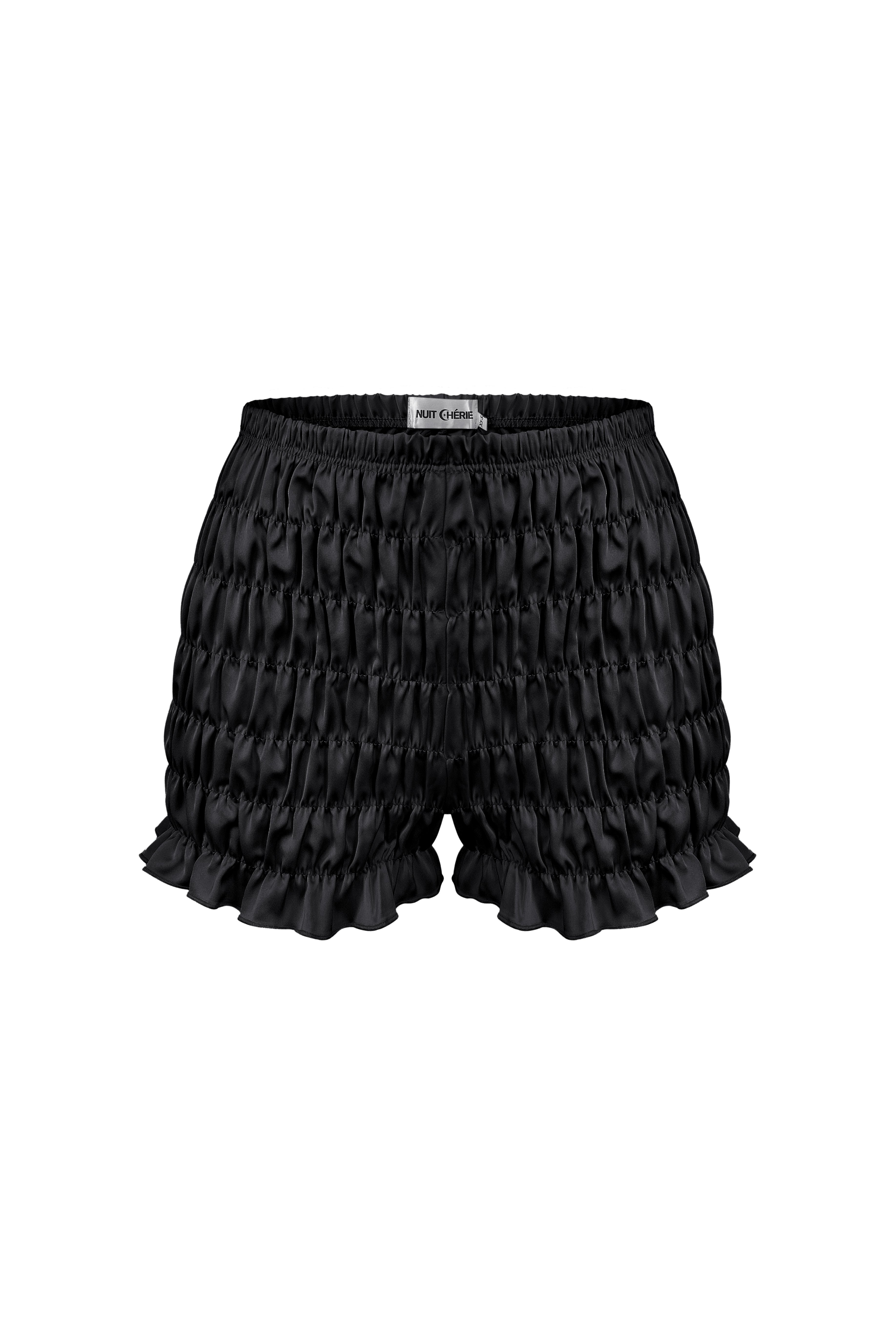 Nuit Noire Ruffle Shorts Set
