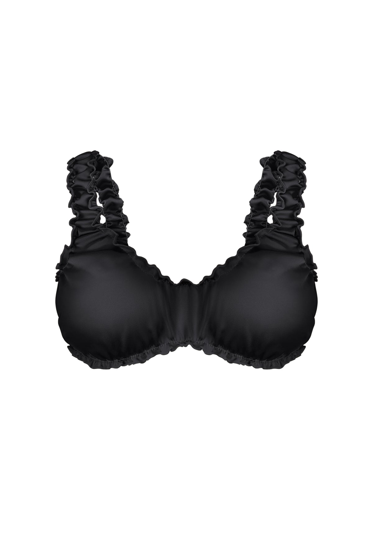 Nuit Noire Ruffle Shorts Set