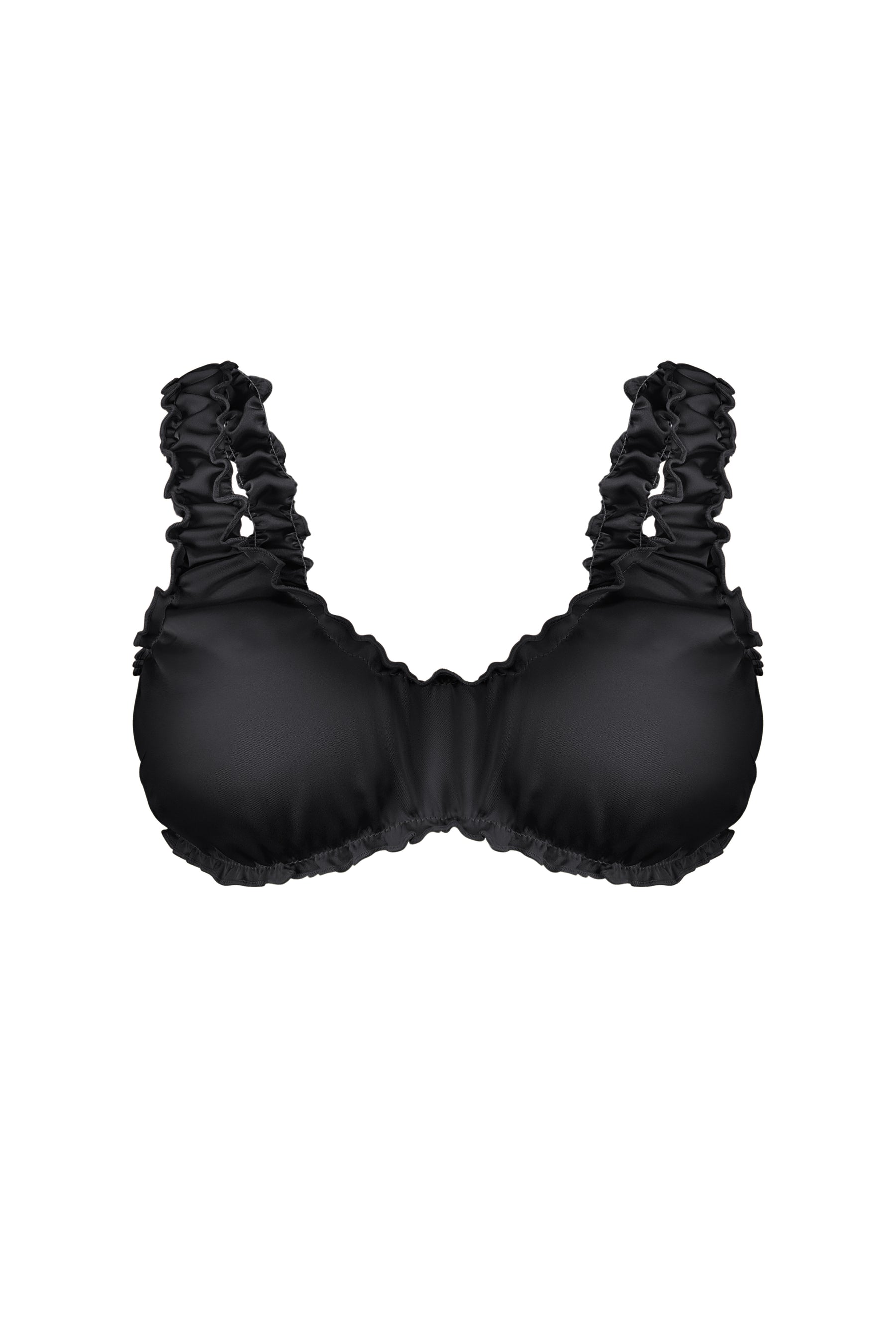 Nuit Noire Ruffle Shorts Set