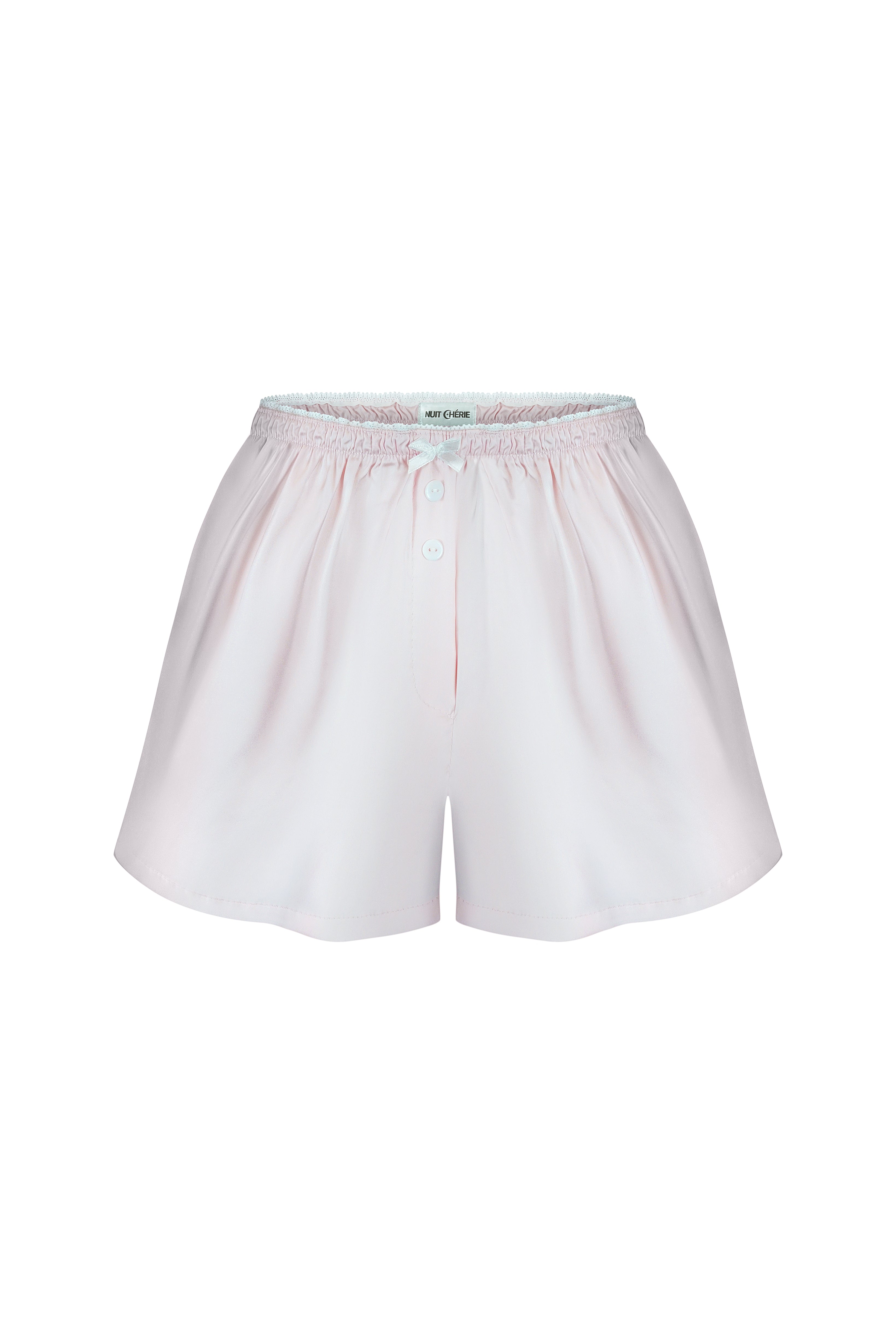 Rose Lait Set with Shorts